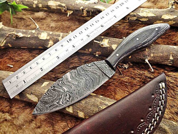 Custom Handmade Damascus Steel Skinner Knife | Christmas Gift, Birthday Gift, Wedding Gift, Anniversary Gift, Valentine's Gift