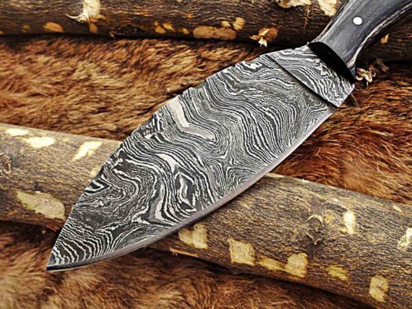 Custom Handmade Damascus Steel Skinner Knife | Christmas Gift, Birthday Gift, Wedding Gift, Anniversary Gift, Valentine's Gift - Image 3