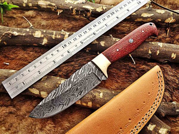 Custom Handmade Damascus Steel Skinner Knife | Christmas Gift, Birthday Gift, Wedding Gift, Anniversary Gift, Valentine's Gift