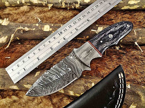 Custom Handmade Damascus Steel Skinner Knife | Christmas Gift, Birthday Gift, Wedding Gift, Anniversary Gift, Valentine's Gift