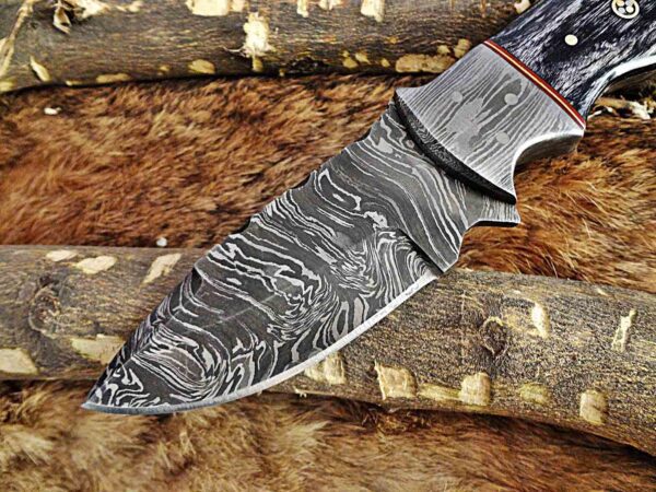 Custom Handmade Damascus Steel Skinner Knife | Christmas Gift, Birthday Gift, Wedding Gift, Anniversary Gift, Valentine's Gift - Image 4