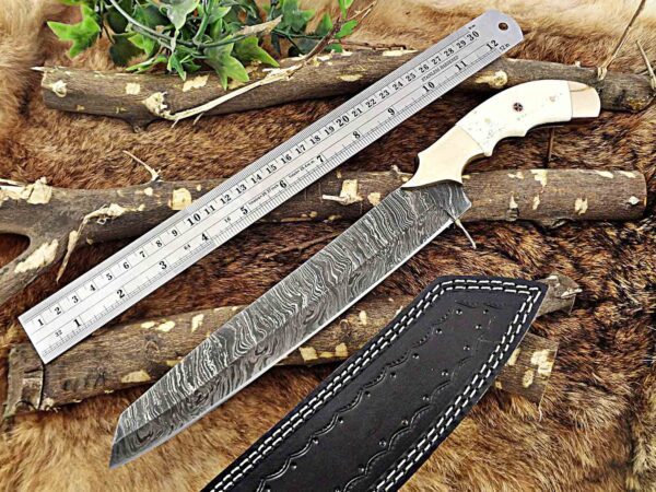 Custom Handmade Damascus Steel Chef Knife | Christmas Gift, Birthday Gift, Wedding Gift, Anniversary Gift, Valentine's Gift