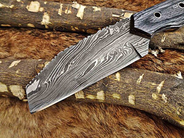 Custom Handmade Damascus Steel Skinner Knife | Christmas Gift, Birthday Gift, Wedding Gift, Anniversary Gift, Valentine's Gift - Image 3