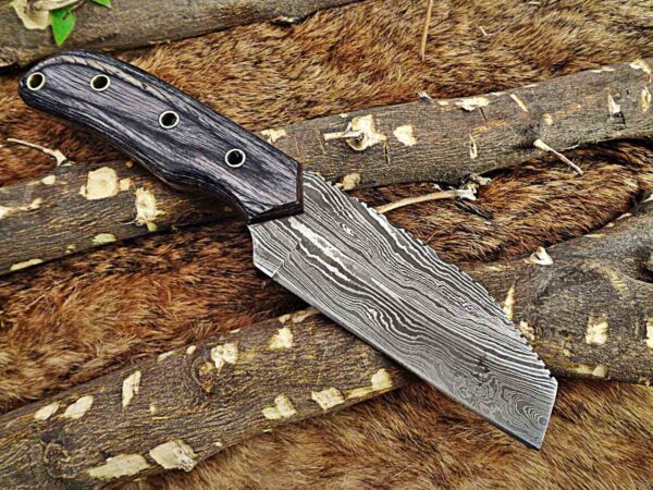 Custom Handmade Damascus Steel Skinner Knife | Christmas Gift, Birthday Gift, Wedding Gift, Anniversary Gift, Valentine's Gift - Image 4