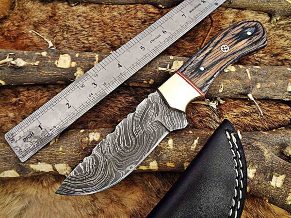 Custom Handmade Damascus Steel Skinner Knife | Christmas Gift, Birthday Gift, Wedding Gift, Anniversary Gift, Valentine's Gift