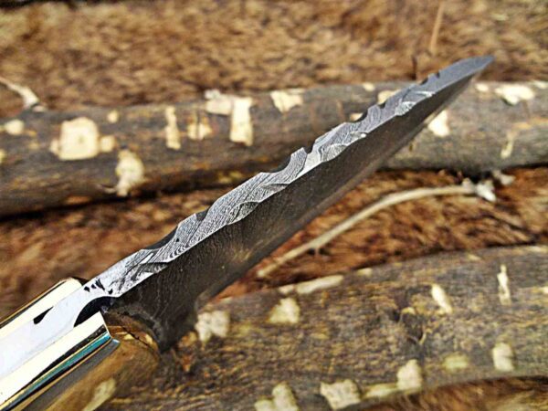 Custom Handmade Damascus Steel Skinner Knife | Christmas Gift, Birthday Gift, Wedding Gift, Anniversary Gift, Valentine's Gift - Image 6