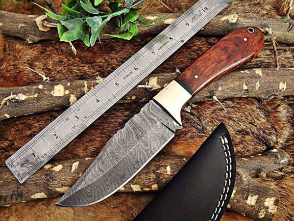 Custom Handmade Damascus Steel Skinner Knife | Christmas Gift, Birthday Gift, Wedding Gift, Anniversary Gift, Valentine's Gift