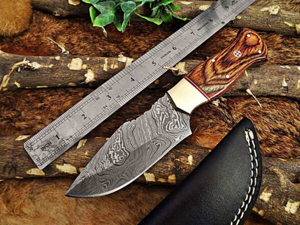 Custom Handmade Damascus Steel Skinner Knife | Christmas Gift, Birthday Gift, Wedding Gift, Anniversary Gift, Valentine's Gift