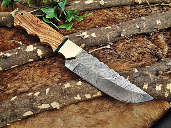 Custom Handmade Damascus Steel Skinner Knife | Christmas Gift, Birthday Gift, Wedding Gift, Anniversary Gift, Valentine's Gift - Image 4