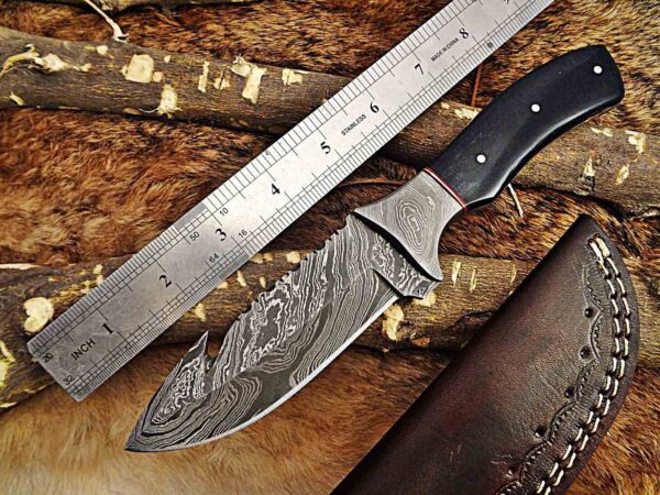 Custom Handmade Damascus Steel Skinner Knife | Christmas Gift, Birthday Gift, Wedding Gift, Anniversary Gift, Valentine's Gift