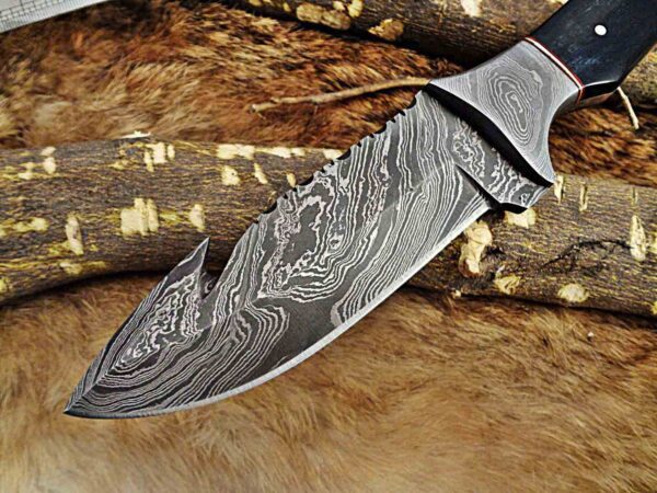 Custom Handmade Damascus Steel Skinner Knife | Christmas Gift, Birthday Gift, Wedding Gift, Anniversary Gift, Valentine's Gift - Image 3