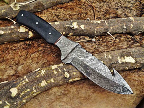 Custom Handmade Damascus Steel Skinner Knife | Christmas Gift, Birthday Gift, Wedding Gift, Anniversary Gift, Valentine's Gift - Image 4