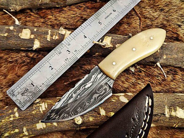 Custom Handmade Damascus Steel Skinner Knife | Christmas Gift, Birthday Gift, Wedding Gift, Anniversary Gift, Valentine's Gift