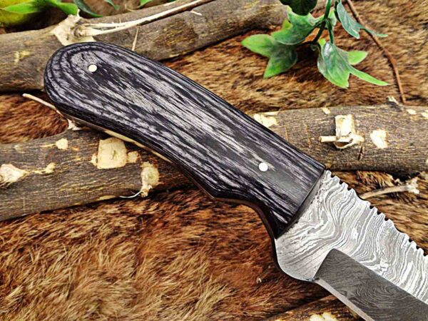 Custom Handmade Damascus Steel Skinner Knife | Christmas Gift, Birthday Gift, Wedding Gift, Anniversary Gift, Valentine's Gift - Image 5