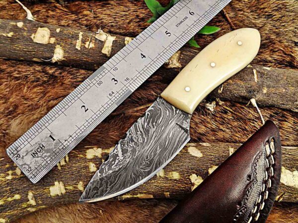 Custom Handmade Damascus Steel Skinner Knife | Christmas Gift, Birthday Gift, Wedding Gift, Anniversary Gift, Valentine's Gift