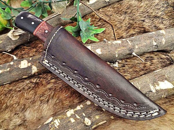 Custom Handmade Damascus Steel Gut Hook Skinner Knife | Christmas Gift, Birthday Gift, Wedding Gift, Anniversary Gift, Valentine's Gift - Image 8