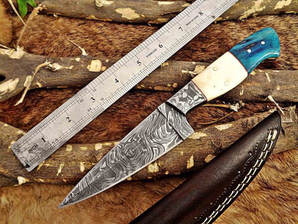 Custom Handmade Damascus Steel Skinner Knife | Christmas Gift, Birthday Gift, Wedding Gift, Anniversary Gift, Valentine's Gift