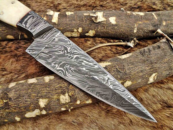 Custom Handmade Damascus Steel Skinner Knife | Christmas Gift, Birthday Gift, Wedding Gift, Anniversary Gift, Valentine's Gift - Image 5