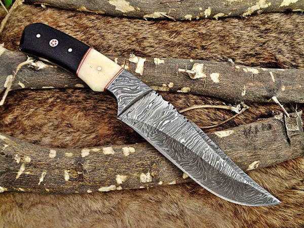 Custom Handmade Damascus Steel Skinner Knife | Christmas Gift, Birthday Gift, Wedding Gift, Anniversary Gift, Valentine's Gift - Image 4