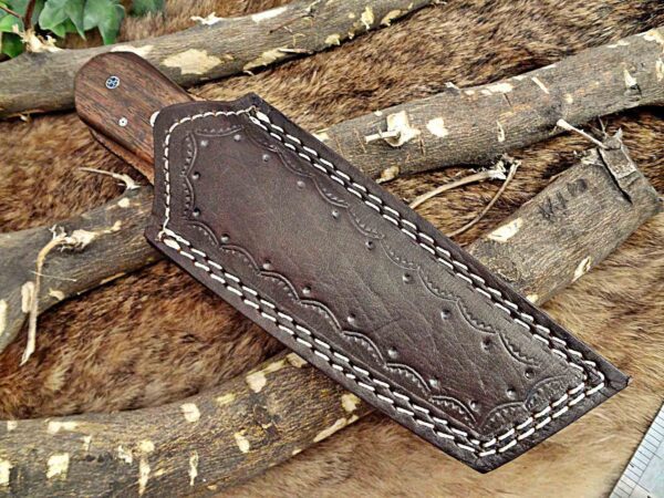 Custom Handmade Damascus Steel Tento Skinner Knife | Christmas Gift, Birthday Gift, Wedding Gift, Anniversary Gift, Valentine's Gift - Image 7