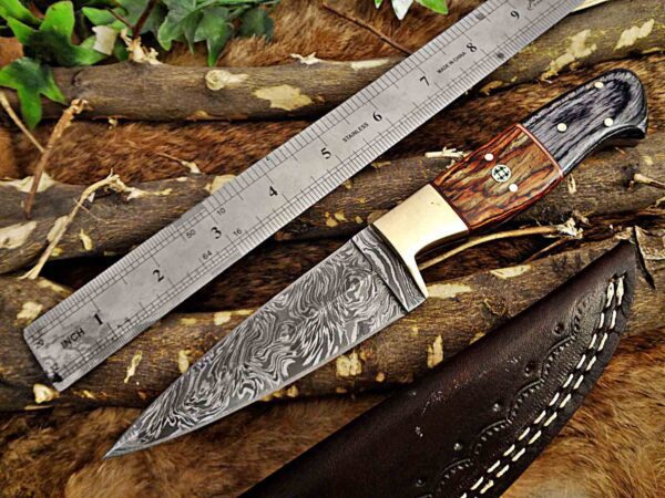 Custom Handmade Damascus Steel Skinner Knife | Christmas Gift, Birthday Gift, Wedding Gift, Anniversary Gift, Valentine's Gift