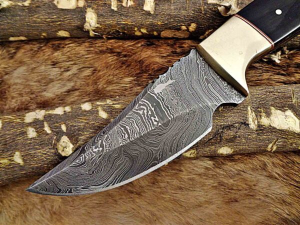 Custom Handmade Damascus Steel Skinner Knife | Christmas Gift, Birthday Gift, Wedding Gift, Anniversary Gift, Valentine's Gift - Image 3