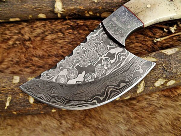 Custom Handmade Damascus Steel Hunting Skinner Knife | Christmas Gift, Birthday Gift, Wedding Gift, Anniversary Gift, Valentine's Gift - Image 3