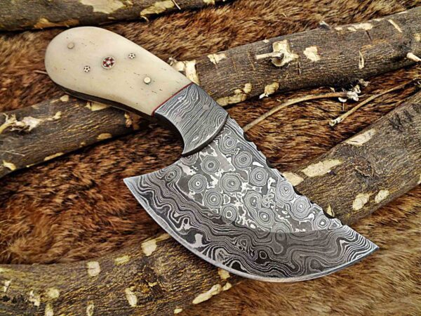 Custom Handmade Damascus Steel Hunting Skinner Knife | Christmas Gift, Birthday Gift, Wedding Gift, Anniversary Gift, Valentine's Gift - Image 4