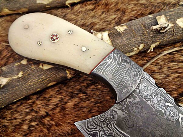 Custom Handmade Damascus Steel Hunting Skinner Knife | Christmas Gift, Birthday Gift, Wedding Gift, Anniversary Gift, Valentine's Gift - Image 5