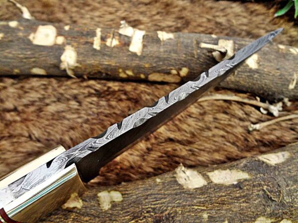 Custom Handmade Damascus Steel Skinner Knife | Christmas Gift, Birthday Gift, Wedding Gift, Anniversary Gift, Valentine's Gift - Image 6