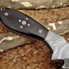 Custom Handmade Damascus Steel Gut Hook Skinner Knife | Christmas Gift, Birthday Gift, Wedding Gift, Anniversary Gift, Valentine's Gift - Image 5