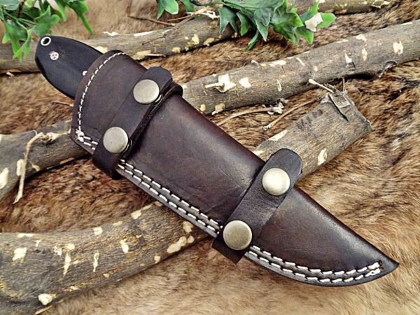 Custom Handmade Damascus Steel Gut Hook Skinner Knife | Christmas Gift, Birthday Gift, Wedding Gift, Anniversary Gift, Valentine's Gift - Image 7