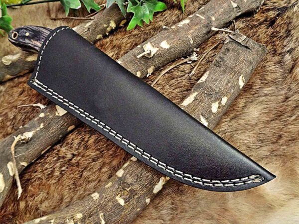 Custom Handmade Damascus Steel Skinner Knife | Christmas Gift, Birthday Gift, Wedding Gift, Anniversary Gift, Valentine's Gift - Image 7