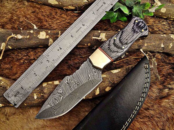 Custom Handmade Damascus Steel Skinner Knife | Christmas Gift, Birthday Gift, Wedding Gift, Anniversary Gift, Valentine's Gift