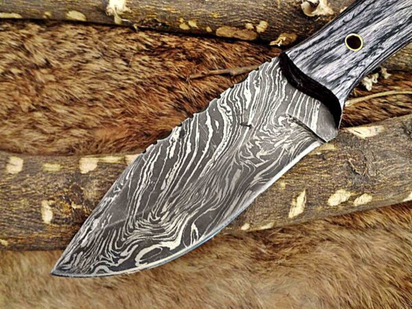 Custom Handmade Damascus Steel Skinner Knife | Christmas Gift, Birthday Gift, Wedding Gift, Anniversary Gift, Valentine's Gift - Image 3