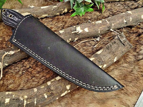 Custom Handmade Damascus Steel Skinner Knife | Christmas Gift, Birthday Gift, Wedding Gift, Anniversary Gift, Valentine's Gift - Image 7