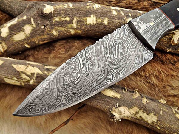 Custom Handmade Damascus Steel Skinner Knife | Christmas Gift, Birthday Gift, Wedding Gift, Anniversary Gift, Valentine's Gift - Image 3