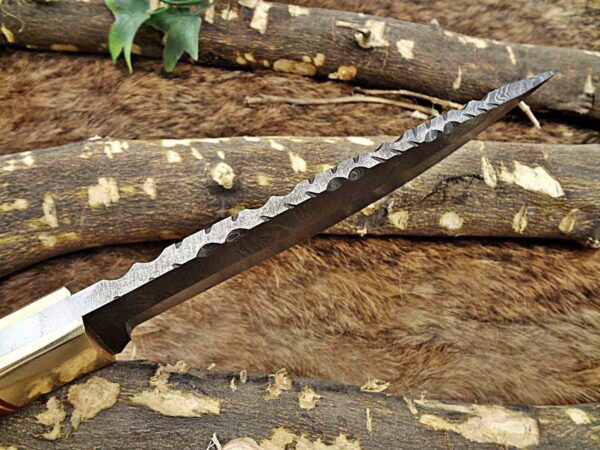 Custom Handmade Damascus Steel Skinner Knife | Christmas Gift, Birthday Gift, Wedding Gift, Anniversary Gift, Valentine's Gift - Image 6