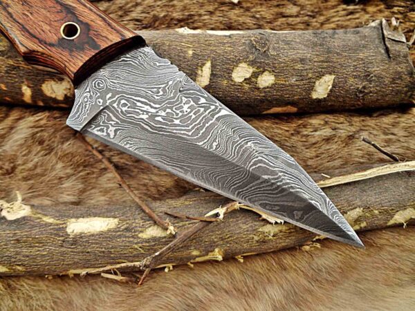 Custom Handmade Damascus Steel Skinner Knife | Christmas Gift, Birthday Gift, Wedding Gift, Anniversary Gift, Valentine's Gift - Image 5