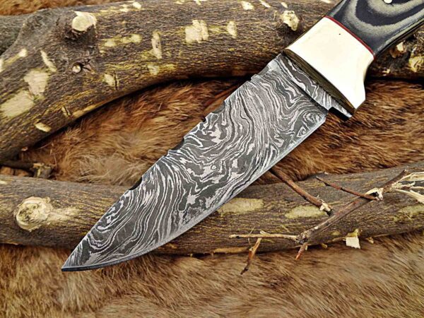 Custom Handmade Damascus Steel Skinner Knife | Christmas Gift, Birthday Gift, Wedding Gift, Anniversary Gift, Valentine's Gift - Image 3