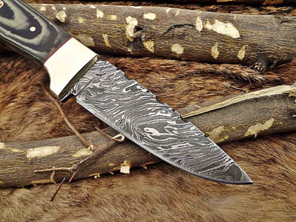 Custom Handmade Damascus Steel Skinner Knife | Christmas Gift, Birthday Gift, Wedding Gift, Anniversary Gift, Valentine's Gift - Image 5