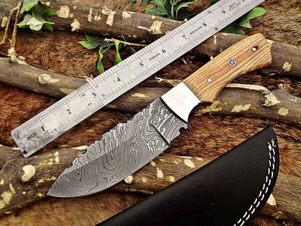 Custom Handmade Damascus Steel Skinner Knife | Christmas Gift, Birthday Gift, Wedding Gift, Anniversary Gift, Valentine's Gift