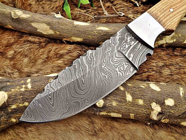 Custom Handmade Damascus Steel Skinner Knife | Christmas Gift, Birthday Gift, Wedding Gift, Anniversary Gift, Valentine's Gift - Image 3