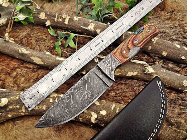 Custom Handmade Damascus Steel Skinner Knife | Christmas Gift, Birthday Gift, Wedding Gift, Anniversary Gift, Valentine's Gift