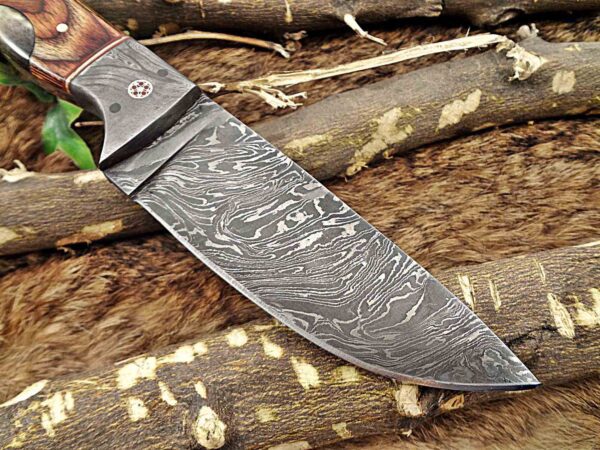 Custom Handmade Damascus Steel Skinner Knife | Christmas Gift, Birthday Gift, Wedding Gift, Anniversary Gift, Valentine's Gift - Image 5