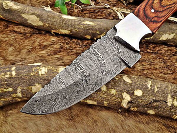 Custom Handmade Damascus Steel Skinner Knife | Christmas Gift, Birthday Gift, Wedding Gift, Anniversary Gift, Valentine's Gift - Image 3