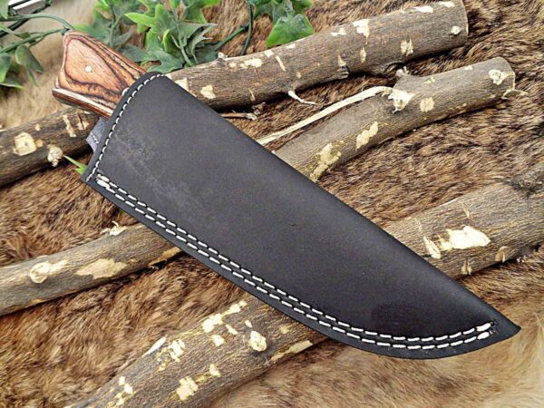 Custom Handmade Damascus Steel Skinner Knife | Christmas Gift, Birthday Gift, Wedding Gift, Anniversary Gift, Valentine's Gift - Image 7