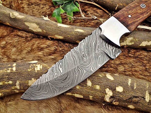 Custom Handmade Damascus Steel Skinner Knife | Christmas Gift, Birthday Gift, Wedding Gift, Anniversary Gift, Valentine's Gift - Image 3