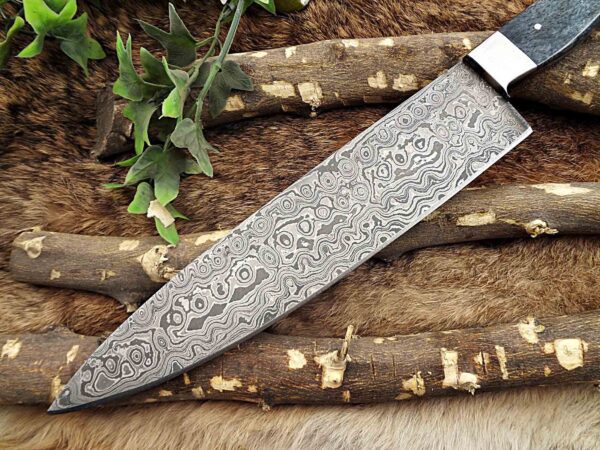 Custom Handmade Damascus Steel Chef Knife | Christmas Gift, Birthday Gift, Wedding Gift, Anniversary Gift, Valentine's Gift - Image 3