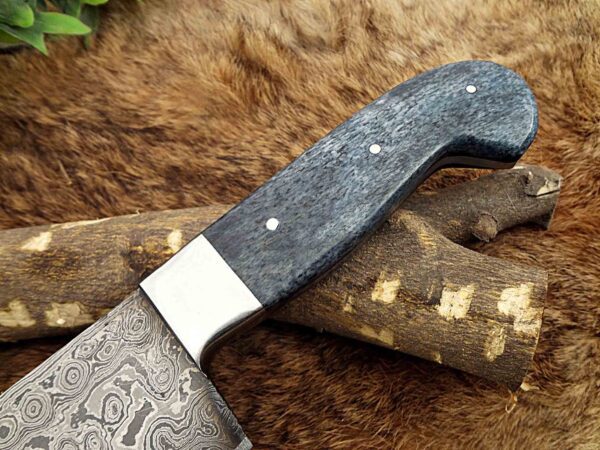 Custom Handmade Damascus Steel Chef Knife | Christmas Gift, Birthday Gift, Wedding Gift, Anniversary Gift, Valentine's Gift - Image 4